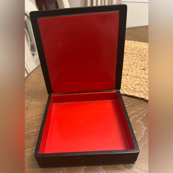 USSR hand painted Russian Folklore Jewelry Box 1986 - Picture 5 of 6